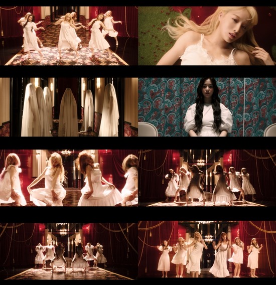 걸그룹 네이처가 바디 라인이 드러나는 얇은 잠옷을 입고 춤을 추는 모습이 담긴 티저 영상을 공개했다. /n.CH엔터테인먼트 제공