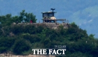 [TF포토] 선명하게 보이는 북한 초소