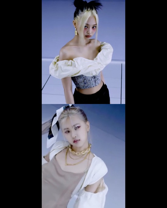 블랙핑크가 제니(위)와 로제의 티저 영상을 공개했다. 두 사람의 강렬한 매력과 함께 신곡 How You Like That의 하이라이트 사운드가 담겼다. /YG엔터 제공