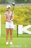 [TF사진관] 오지현, '신중한 티샷'