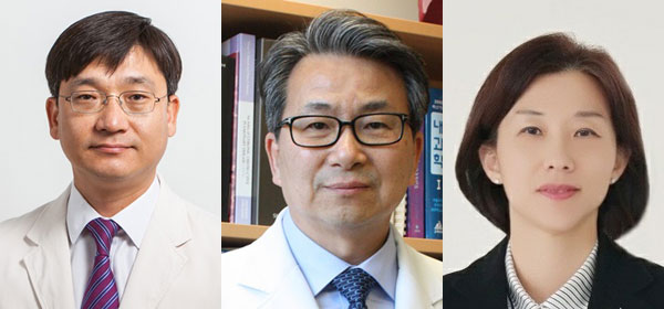 왼쪽부터 성균관의대 산부인과 이정원 교수(기초의학 부문), 서울의대 내과 이춘택 교수(임상의학 부문), 국립암센터 암역학연구과 김정선 교수. /광동제약 제공