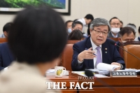 [TF포토] 질의 답변하는 이재갑 장관