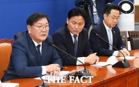 [TF사진관] 국회 원 구성 협상 결렬 설명하는 김태년 원내대표