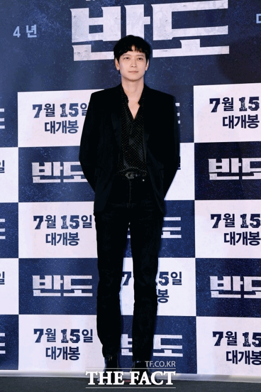 배우 강동원이 지난 9일 영화 반도 언론시사회에 참석했다. /이선화 기자