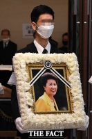 [TF포토] 고 박재옥 씨, '영정 사진 속 미소'