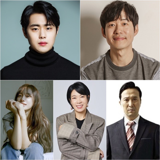 조병규 유준상 안석환 엄혜란 김세정(왼쪽 위부터 시계방항)이 OCN 경이로운 소문 출연을 확정지었다. 다섯 사람은 악귀를 퇴치하는 카운터들로 분해 활약한다. /HB엔터테인먼트, 나무엑터스, OCN, 에이스팩토리, 젤리피쉬엔터테인먼트 제공