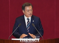 [TF사진관] 제21대 국회 개원 연설하는 문재인 대통령