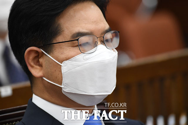 김창룡 경찰청장 후보자가 20일 오전 서울 여의도 국회에서 열린 경찰청장 후보자에 대한 행정안전위원회 인사청문회에 출석해 있다. /국회=남윤호 기자