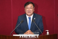 [TF포토] 교섭단체 대표연설 나선 김태년