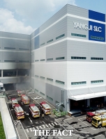 [TF포토] 화재 발생한 용인 SLC 물류센터