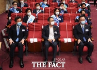 [TF포토] 한자리에 모인 더불어민주당 당대표 후보들