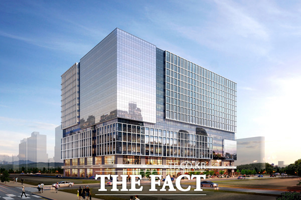 ‘현대 테라타워 광명’이 분양에 돌입했다. 사진은 ‘현대 테라타워 광명’ 투시도 /현대엔지니어링 제공