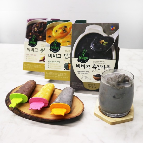 CJ제일제당은 집콕족을 겨냥해 비비고 죽을 활용한 아이스 디저트 레시피를 개발했다. /CJ제일제당 제공