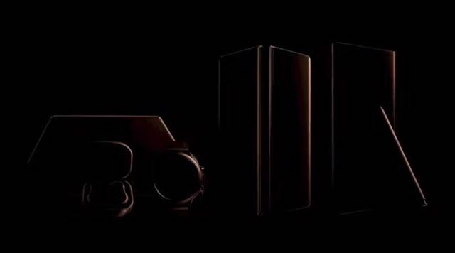 삼성전자가 갤럭시 언팩을 앞두고 갤럭시 신제품 5종의 실루엣이 담긴 예고 영상을 공개했다. /갤럭시 언팩 예고 영상 캡처