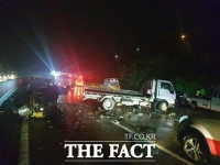  아나운서 최동석·박지윤 가족 '경상', 역주행 '음주운전' 트럭 운전자는 '중상'