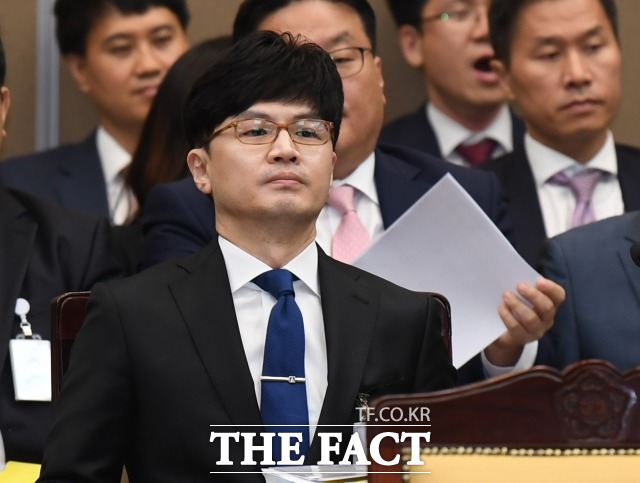 국회 법제사법위원회의 대검찰청에 대한 국정감사가 지난해 10월 서울 서초구 대검찰청 청사에서 열린 가운데 한동훈 반부패부장이 의원들의 질의를 듣고 있다. /배정한 기자