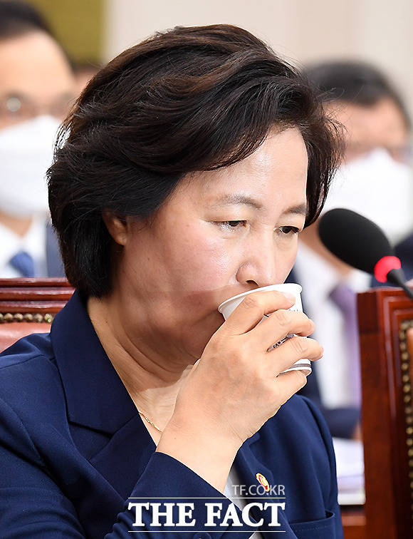 추미애 법무부 장관은 지난 30일 신천지로부터 공격을 받고 있다고 주장했다. /이새롬 기자