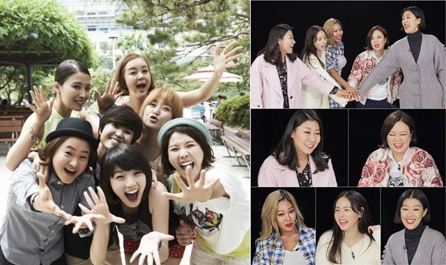과거 여성 출연진 중심으로 꾸려진 예능프로그램은 MBC every1에서 선보인 무한걸스(왼쪽)와 KBS2 언니들의 슬램덩크가 있었다. /MBC every1·KBS2 제공