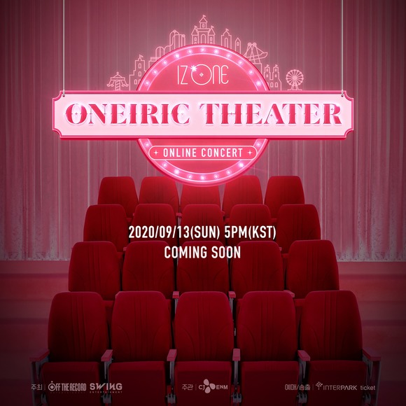 아이즈원이 오는 9월 13일 첫 온라인 콘서트 ONEIRIC THEATER를 개최한다. /오프더레코드, 스윙엔터테인먼트 제공