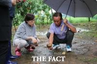  김정재 국회의원, 장마 피해농가현장 방문