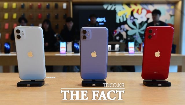 16일 시장조사업체 카운터포인트 리서치가 발표한 자료에 따르면 애플의 아이폰11이 올해 상반기 국내 스마트폰 시장에서 가장 많이 판매된 것으로 나타났다. /더팩트 DB