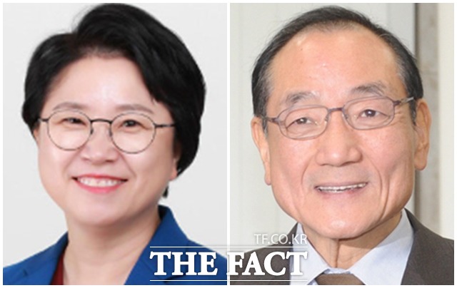 문재인 대통령이 20일 김현(왼쪽) 전 의원과 김효재 전 의원을 방송통신위원회 상임위원으로 임명할 예정이다. /청와대 제공