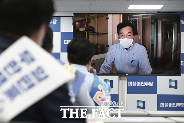 이 후보는 방역수칙을 위반하거나 도전하는 모든 언동을 강력히 처벌하겠다고 목소리를 높였다. /이동률 기자