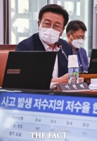 [TF포토] 수해 관련 질의하는 윤재갑 의원
