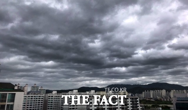 매우 강한 바람을 동반한 제8호 태풍 바비(BAVI)가 25일 한반도로 북상하고 있다. /임영무 기자