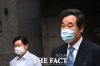 [TF포토] 자가격리 마친 이낙연