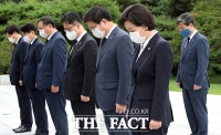 [TF포토] 현충원 참배하는 더불어민주당 신임 최고위원들