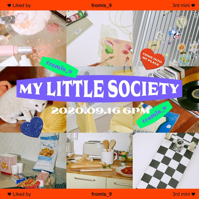 프로미스나인이 오는 9월 16일 3번째 미니앨범 My Little Society로 컴백한다. /오프더레코드 제공