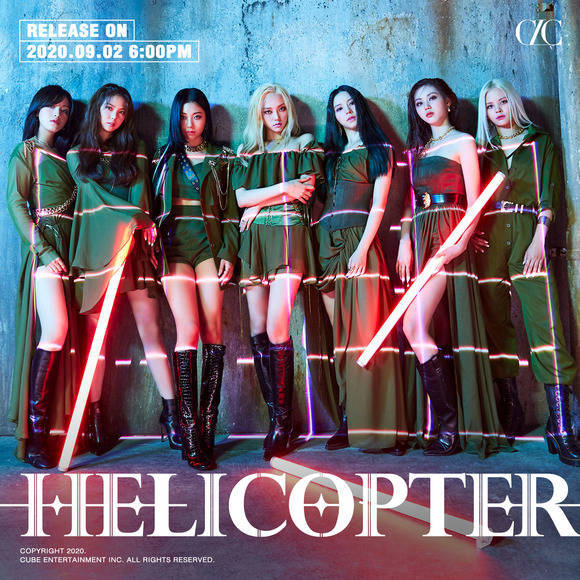 그룹 CLC(씨엘씨)가 신곡 HELICOPTER(헬리콥터)로 인기 몰이 중이다. /큐브엔터 제공