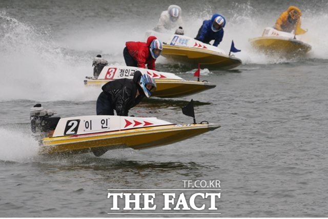 미사 경정장 대세는 1코스로 나타나고 있다./기금조성총괄본부 제공