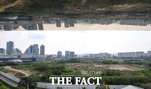 국토교통부가 수도권 주요 공공분양 아파트 사전청약에 관한 세부내용을 발표한 가운데 10일 오후 서울 용산구 구 용산역 철도 차량사업소부지 일대가 보이고 있다. /임세준 기자