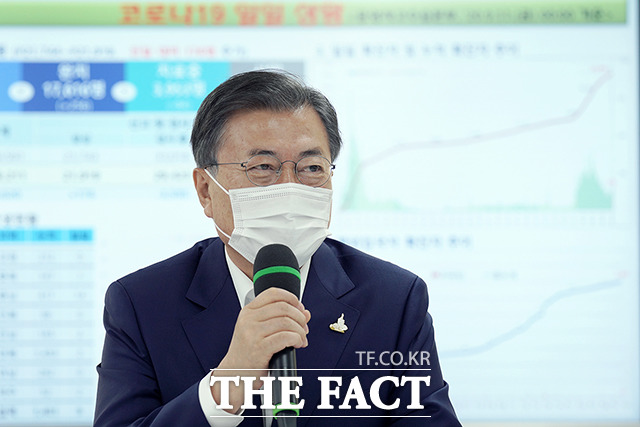 인사말 하는 문재인 대통령