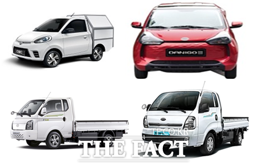 울릉군은 친환경 섬을 만들기 올 상반기까지 전기자동차 300여 대를 보급한데 이어, 오는 16일부터 전기화물차에 대해 구매 보조금을 지원할 계획이다. 사진은 전기자동차/울릉군 제공