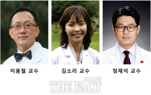 한국연구재단의 2020 연구과제 심사에서 최우수 등급의 과학적 성과에 선정된 이용철 교수 연구팀. /전북대병원 제공