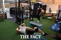 [TF포토] 운영 재개한 헬스클럽