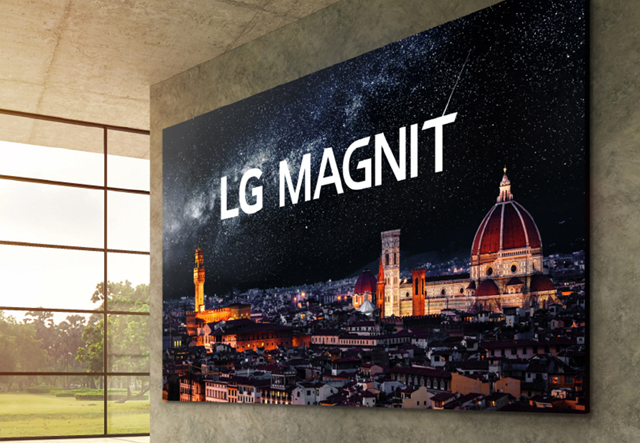 LG전자는 IDEA 2020에서 총 10개 상을 받았다. 사진은 마이크로 LED 사이니지인 LG 매그니트. /LG전자 제공