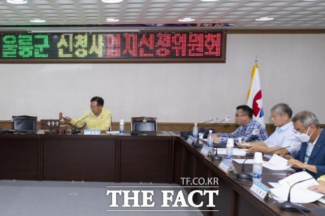 울릉군 은 17일 신청사 최종 입지선정이 (구) 울릉 중학교 부지가 입지 선정됐다고 발표했다./울릉군 제공