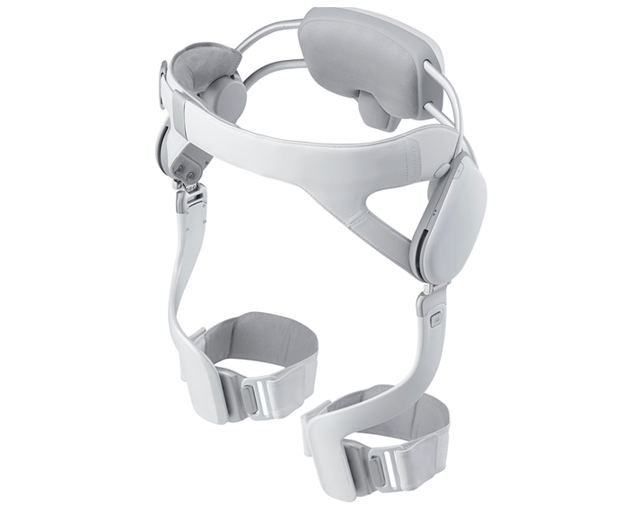 삼성전자가 자체 개발한 웨어러블 보행 보조 로봇 GEMS Hip이 개인용 서비스 로봇 관련 안전 기준인 국제 표준 ISO 13482 인증을 받았다. /삼성전자 제공