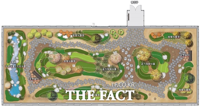 정읍시가 내년 개관을 목표로 조성중인 내장산문화광장 주변 ‘임산물 체험단지’ 조감도. /정읍시 제공