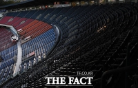 [TF사진관] 프로야구 치어리더들의 '고요속의 외침'