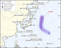  태풍 또 오나…제13호 '구지라' 일본 방향 북서진