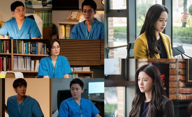 tvN 슬기로운 의사생활(왼쪽)은 5명의 99학번 동창 의사들의 이야기로 잔잔한 감동을 전했고 tvN 하이바이, 마마는 모성애를 다룬 작품이다. /tvN 제공