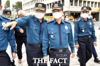 [TF포토] 개천절 집회 앞두고 종로 시찰하는 김창룡