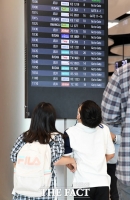 [TF포토] '비행기 탈 생각에 두근두근'