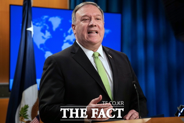 마이크 폼페이오 미국 국무장관이 다음 달 7일부터 8일까지 이틀 동안 한국을 방문한다. /워싱턴=AP·뉴시스