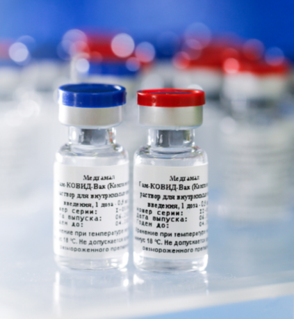러시아 보건당국이 두 번째 백신에 대한 임상시험을 끝냈다고 30일 밝혔다. 러시아 스푸트니크 V코로나19 백신. /러시아 직접투자펀드(RDIF) 사이트 갈무리